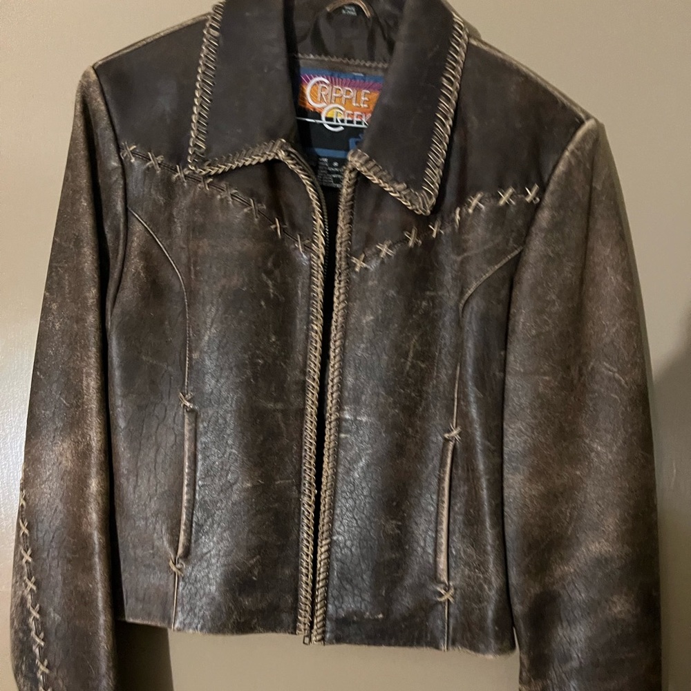 Cripple Creek leather jacket